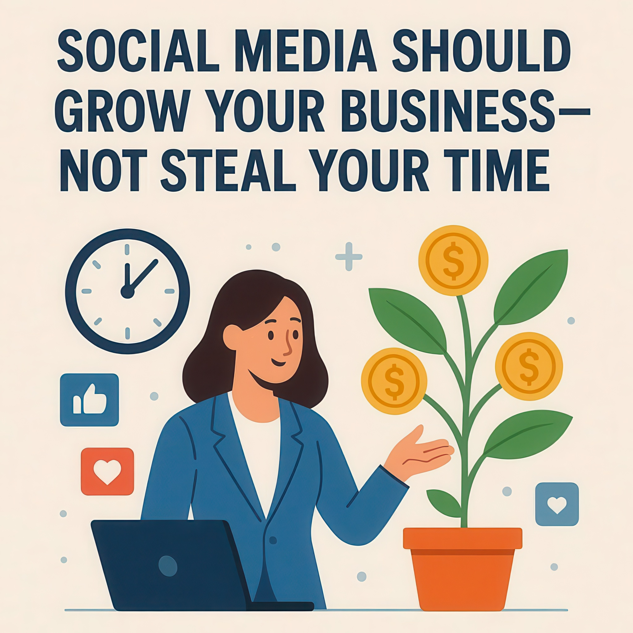 Social Media Should Grow Your Business—Not Steal Your Time